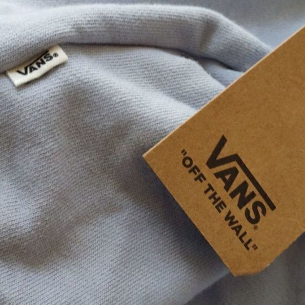 Vans Flying‎ V FT Boxy Sweatshirt Zen Blue Sz S - Picture 4 of 8